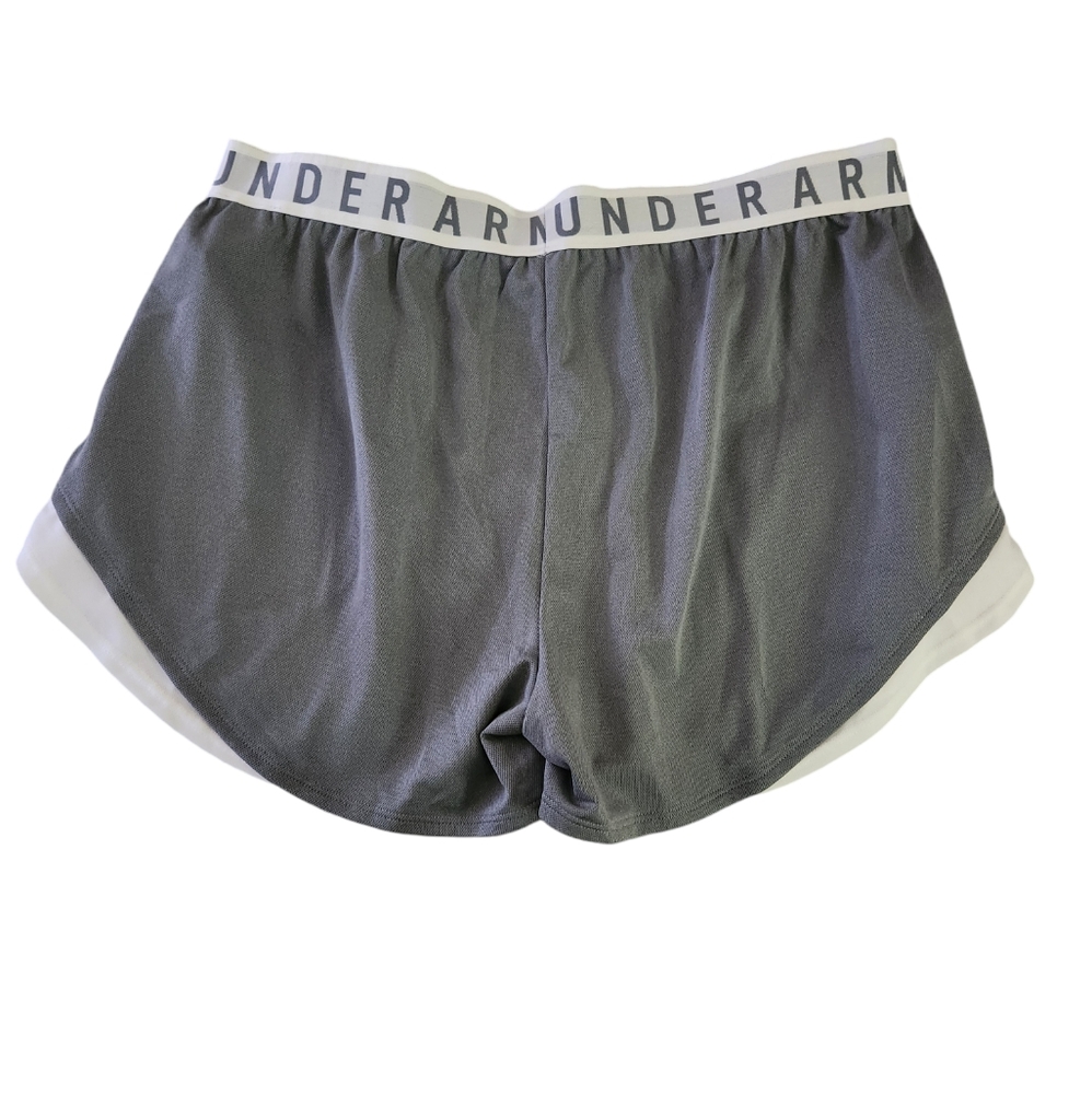 New Under Armour Gray Play Up Athletic Shorts 3.0 - Picture 3 of 9